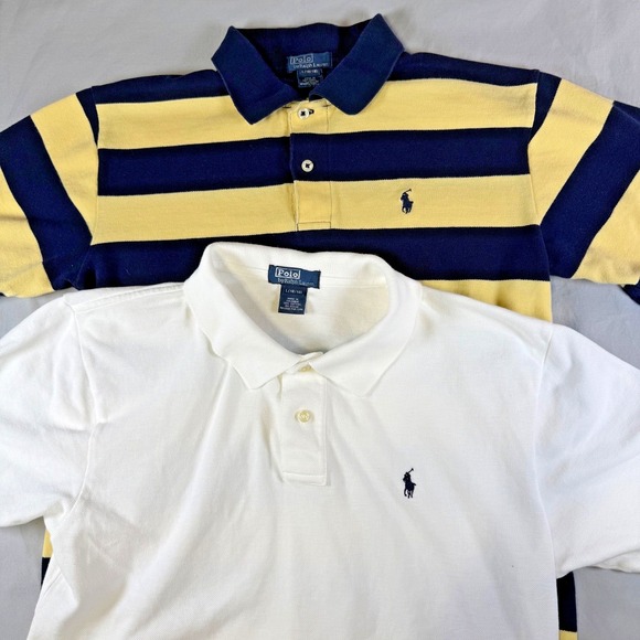 Polo Ralph Lauren Other - Lot of‎ 2 Vintage Polo Ralph Lauren Polo Shirts Youth Size Large 16-18